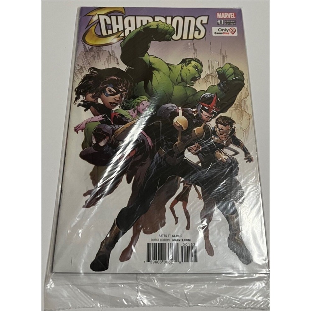 Marvel Champions #1 Variant Edition Only At GameStop Exclusive Comic Book SEALED
